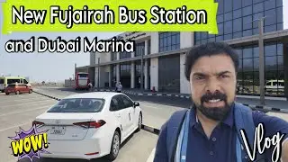 New fujairah bus station and Dubai Marina #marina #busstation 