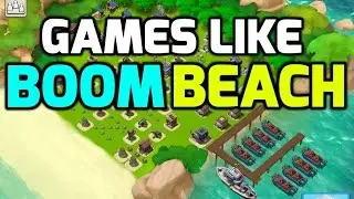 Games like Boom Beach for iphone, Android and iOS (3 games)