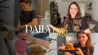 Vlog 8: atualiza&ccedil;&atilde;o da decora&ccedil;&atilde;o da sala e noite do hamb&uacute;rguer