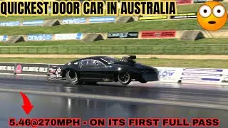 🚨 NEW AUSTRALIAN DOOR CAR RECORD 🚨CAMARO PROMOD 5.46 FIRST FULL PASS IN AUSTRALIA!