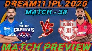 #IPL2020 - Match 38 : KXIP vs DC : HEAD TO HEAD MATCHES - TEAMCOMPARISON : #KXIPvDC : #DCvKXIP