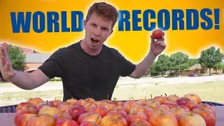 CAN YOU BREAK THESE APPLE WORLD RECORDS?!