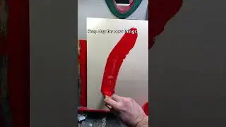 Nothing beats the pigmentation of extremely toxic, heavy-metal laden cadmium red #paint