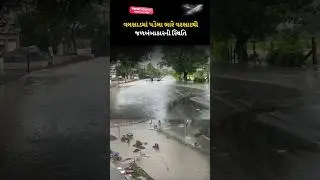 Valsad માં પડેલા ભારે વરસાદથી જળબંબાકારની સ્થિતિ