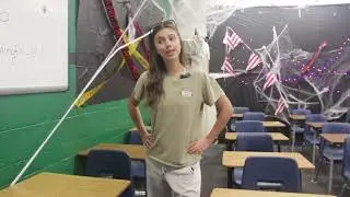 Making Pancakes at School!!! ( DECORTING FOR HALLOWEEN)