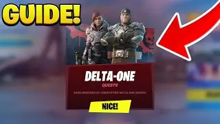 How To COMPLETE ALL GEARS OF WAR DELTA ONE CHALLENGES in Fortnite!