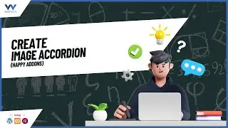 How to add Image Accordion in WordPress Website Using Elementor(Happy Addons) - WordPress Tutorials