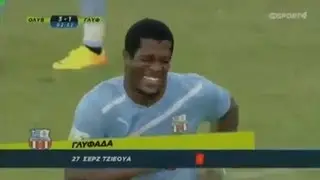 Fastest red card ever? Red Card in 3 seconds.