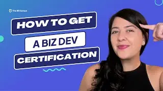 How to become a certified Business Development Pro