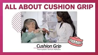 Введение в клей для зубных протезов Cushion Grip