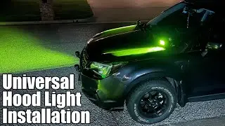 Как установить 4-дюймовые световые балки Nilight с универсальным кронштейном для капота!
