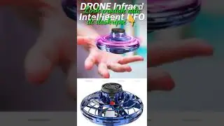 REVIEW || FLYNOVA DRONE GYRO MINI BENTUK UFO SPINNER LED#SHORTS