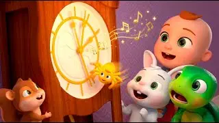 Hickory Dickory Dock | Animal Puzzle Game | Almama Nursery Rhymes & Kids Songs