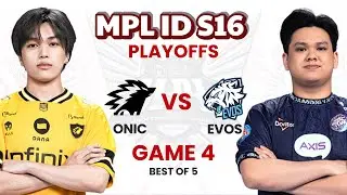 ONIC против EVOS, игра 4 | MPL ID, сезон 16, плей-офф, день 2