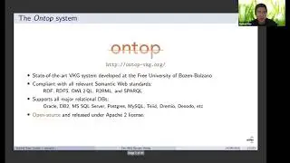 DL 2020 - The Virtual Knowledge Graph System Ontop (Extended Abstract)