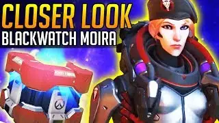 Overwatch | Blackwatch Moira Skin in FULL DETAIL! (New From Blizzard!)