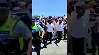 Tauranga Nagar Kirtan was disrupted by a group of supporters of Brian Tamaki.&rdquo;#tauranga #newzeland