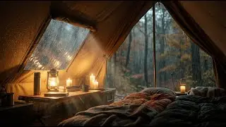 Tidur lebih nyenyak ditemani hujan. Camping Rain Ambience ASMR | Perfect for Sleep & Relaxation.