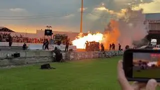 Hellfire Jet Truck 1st run july31 2021 Grand Bend Motorplex IHRA Canadian Nationals