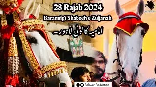 28 Rajab 2024 | Baramdgi Shabeeh e Zuljanah | Imamia Colony Lahore | 
