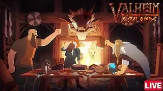 Valheim Ashlands Co-Op: Ep. 36 - Fighting For More Flametal In The Ashlands! (LIVE)