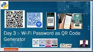 Day&nbsp;3- Wi Fi Password as QR Code Generator in Python