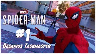 Fazendo n&iacute;vel SUPREMO em TODOS OS DESAFIOS DO TASKMASTER! - Marvel's Spider Man PS4