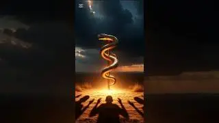 The bronze serpent, and Jesus Christ. 😌 #jesus #shortsviral #shorts #serpent