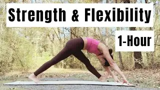 YogaFit &ndash; 1-часовой курс силовой йоги среднего уровня | Сила и гибкость всего тела (без повторений)