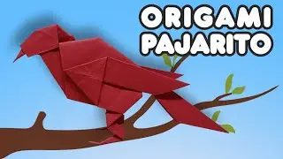 Tutorial cómo hacer un Pajarito de Papel Origami  (Carrier Pigeon by Isao Honda) #tutorial #origami