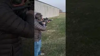 B&T SRBS Inconel 7.62 on 16&rdquo; midlength LWRC IC-DI shooting lake city 55gr 5.56