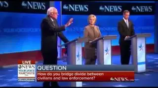 Third Democratic Debate - Topic: Criminal Justice System & Racism - Sanders Clinton O'Malley