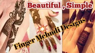 Stylish,Beautiful Finger Mehndi Designs 2020 | Simple Mehndi designs | Rubab Khan Pakistani mom