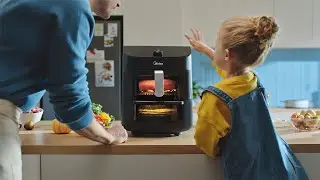 Midea 8-In-1 11 Quart Two-Zone HeatXpress Air Fryer Oven