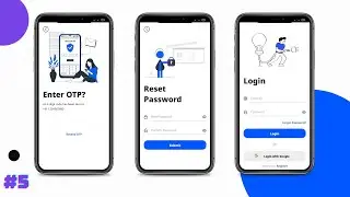Mobile OTP Screen In React Native | React Native OTP Screen UI