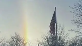 Cold air creates striking optical illusions in the sky