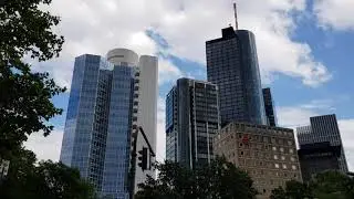 Frankfurt am Main City und Bahnhofsviertel.