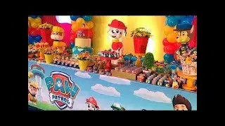 FIESTA TEMATICA DE PAW PATROL -  PAW PATROL PARTY