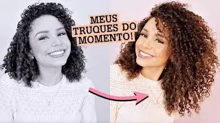 COMO TÔ DESENCOLHENDO MEU CABELO ATUALMENTE!