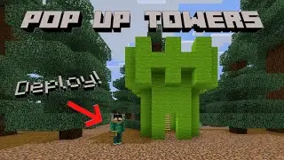 Pop up Towers! MCBE Command Block Tutorial
