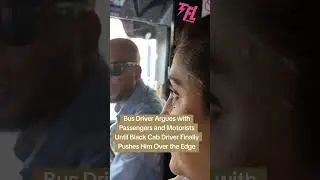 Road Rage: Bus Driver Loses It at Black Cab After Ongoing Frustration With Others on the Road