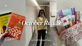 October Reading Wrap Up 🍁 | 5 books, Sephora haul & fall weekend in my life vlog