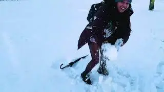 When Snow Attacks 😭❄️ | Unexpected Funny Moments #wintervibes #funnymoments #snowfall 