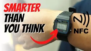 CASIO F-91 NFC MOD - самостоятельная имплантация NFC-метки F91W (легкая модификация)