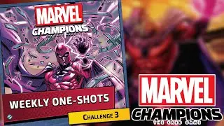 Marvel Champions Week 3 One-Shot Challenge Mode - SP//DR vs Expert Magneto!
