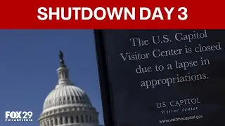 Government shutdown enters day 3 as Trump threatens permanent cuts