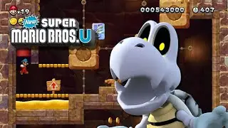 New Super Mario Bros. U - Layer-Cake Desert Tower - Stoneslide Tower - 100% Walkthrough