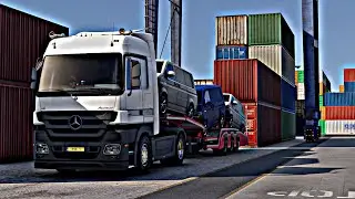 #محاكي_شاحنات طريق المهملين مرسيدس اكتروس خلص علينا الديزل في الطريق #est2 #eurotrucksimulator2 #