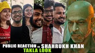 Public Reaction On Shahrukh Khan BALD Look In Jawan Outside Mannat.