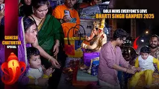 Gola Melts Hearts Everywhere | Bharti Singh’s Ganpati 2025 Celebration
